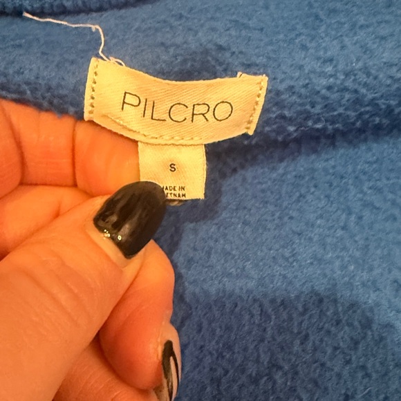 Anthropologie pilcro s Royal Blue Zip-Up Sweater - Picture 4 of 5